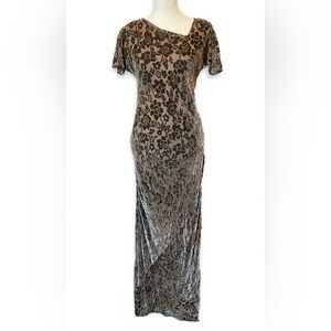 90’s Crushed Velvet Maxi Dress